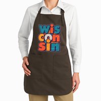 Fun Abstract Wisconsin Name Apron
