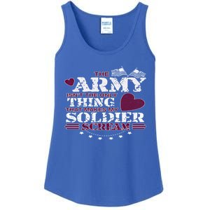 Funny Army Wife/friend Gift Make My Soldier Scream Cute Gift Ladies Essential Tank