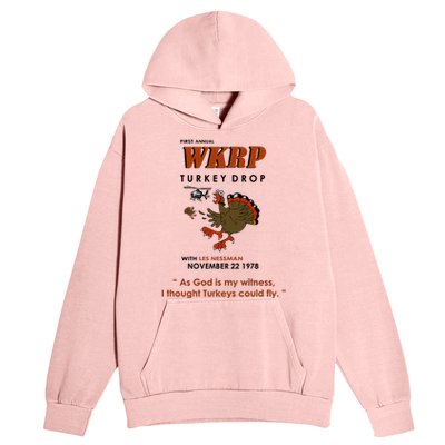 First Annual Wkrp Thanksgiving Day Turkey Drop Urban Pullover Hoodie