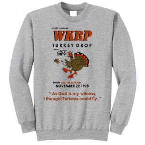 First Annual Wkrp Thanksgiving Day Turkey Drop Sweatshirt