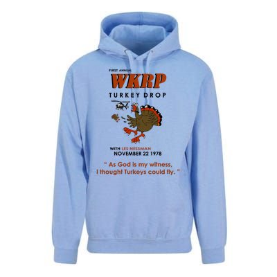 First Annual Wkrp Thanksgiving Day Turkey Drop Unisex Surf Hoodie