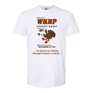 First Annual Wkrp Thanksgiving Day Turkey Drop Softstyle CVC T-Shirt