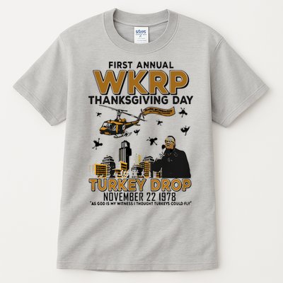 First Annual Wkrp Thanksgiving Day Turkey Drop Tall T-Shirt