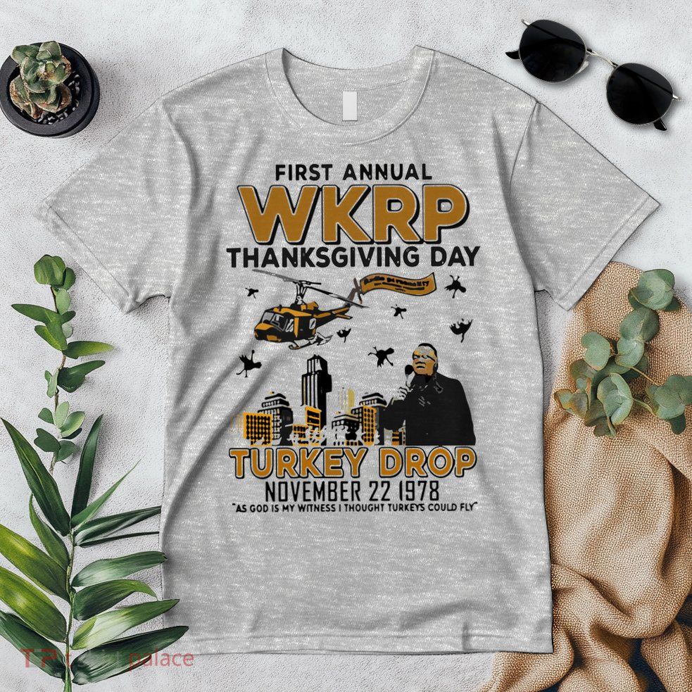First Annual Wkrp Thanksgiving Day Turkey Drop Premium T-Shirt