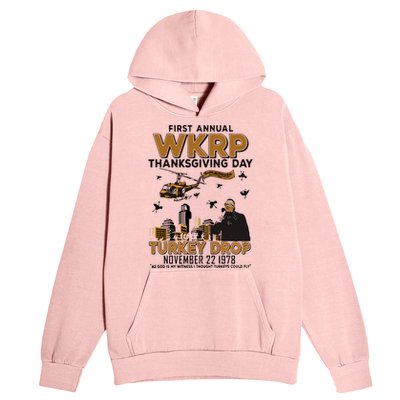 First Annual Wkrp Thanksgiving Day Turkey Drop Urban Pullover Hoodie