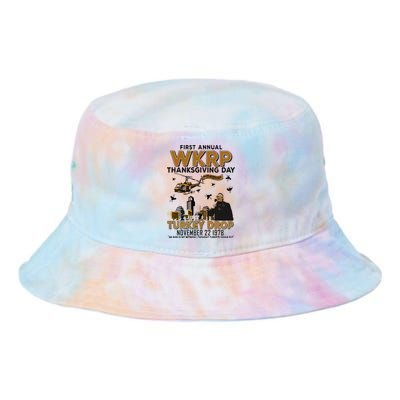 First Annual Wkrp Thanksgiving Day Turkey Drop Tie Dye Newport Bucket Hat