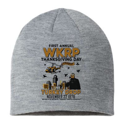 First Annual Wkrp Thanksgiving Day Turkey Drop Sustainable Beanie