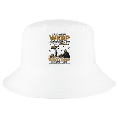 First Annual Wkrp Thanksgiving Day Turkey Drop Cool Comfort Performance Bucket Hat