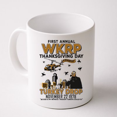 First Annual Wkrp Thanksgiving Day Turkey Drop Mug