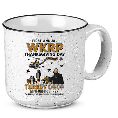 First Annual Wkrp Thanksgiving Day Turkey Drop 15oz Campfire Ceramic Mug