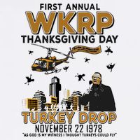 First Annual Wkrp Thanksgiving Day Turkey Drop Women's Perfect Tri Tunic Long Sleeve Shirt
