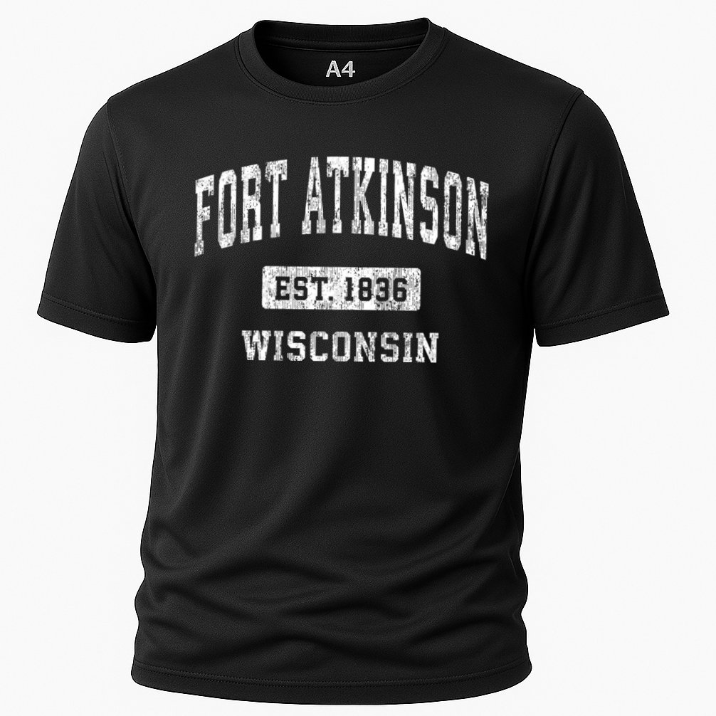 Fort Atkinson Wisconsin Wi Vintage Sports Cooling Performance Crew T-Shirt