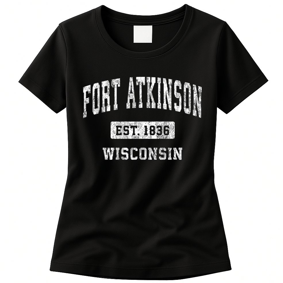 Fort Atkinson Wisconsin Wi Vintage Sports Womens T-Shirt