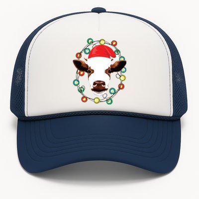 Farm Animal Xmas Pajamas Costume Farmer Christmas Cow Trucker Hat