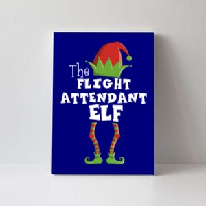 Flight Attendant Xmas Pajama Gift Canvas