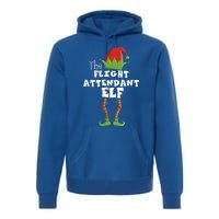 Flight Attendant Xmas Pajama Gift Premium Hoodie