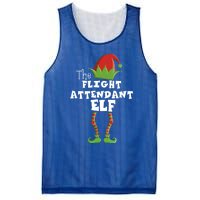 Flight Attendant Xmas Pajama Gift Mesh Reversible Basketball Jersey Tank