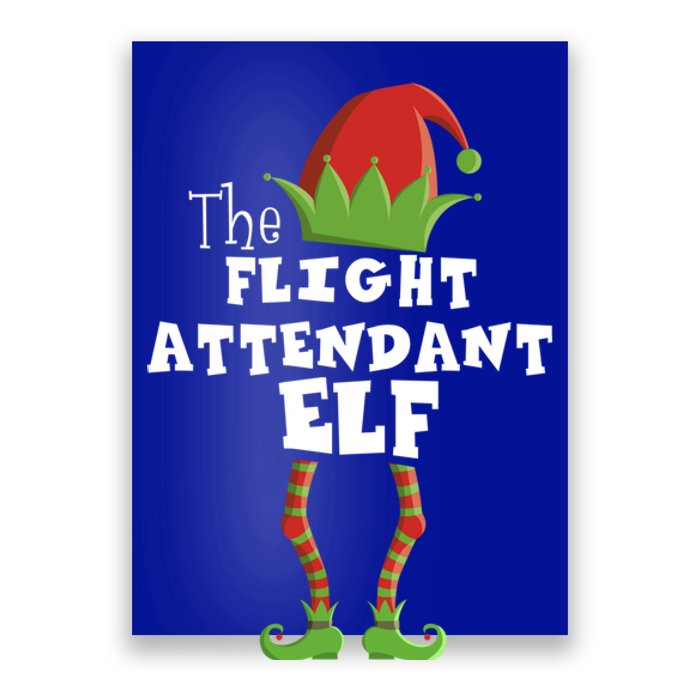 Flight Attendant Xmas Pajama Gift Poster