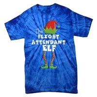 Flight Attendant Xmas Pajama Gift Tie-Dye T-Shirt