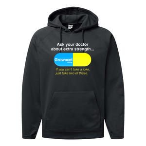 Funny Ask Your Doctor About Extra Strength Growacet Performance Fleece Hoodie