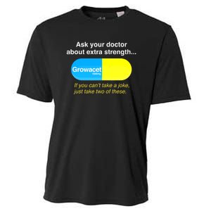 Funny Ask Your Doctor About Extra Strength Growacet Cooling Performance Crew T-Shirt