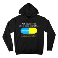 Funny Ask Your Doctor About Extra Strength Growacet Hoodie