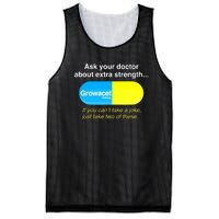 Funny Ask Your Doctor About Extra Strength Growacet Mesh Reversible Basketball Jersey Tank