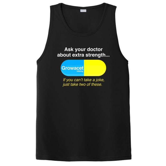 Funny Ask Your Doctor About Extra Strength Growacet PosiCharge Competitor Tank