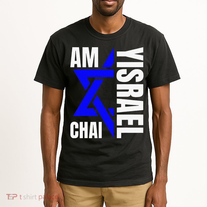 Funny Am Yisrael Chai Israel Star Of David Tall T-Shirt