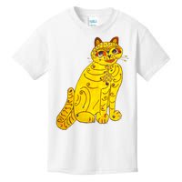 Funny Abba Yellow Cat Kids T-Shirt