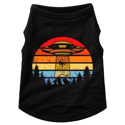 Funny Alien Yeti Bigfoot UFO Plus Size Doggie Tank