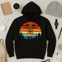 Funny Alien Yeti Bigfoot UFO Plus Size Hoodie