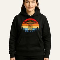 Funny Alien Yeti Bigfoot UFO Plus Size Hoodie