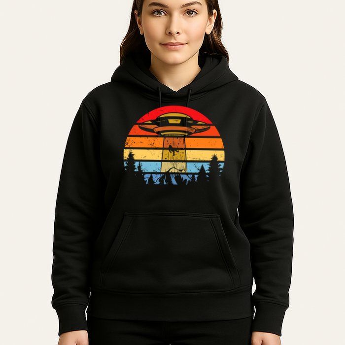 Funny Alien Yeti Bigfoot UFO Plus Size Hoodie