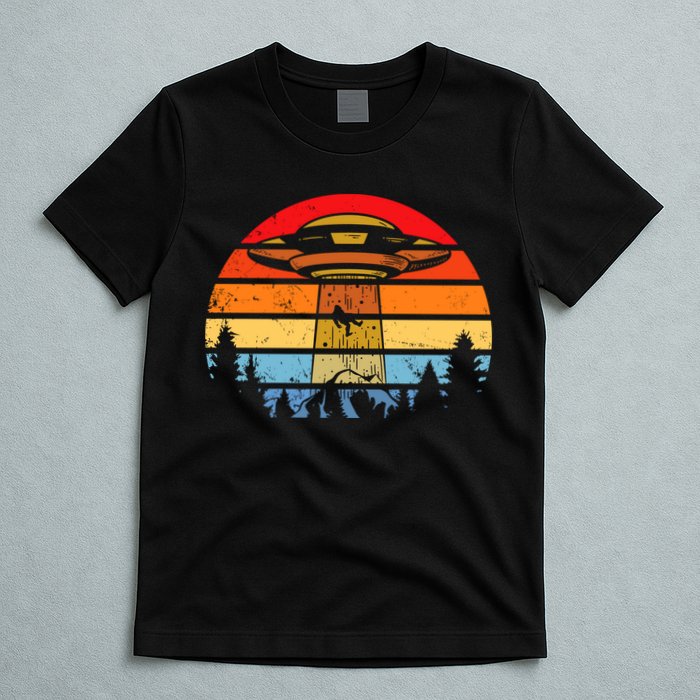 Funny Alien Yeti Bigfoot UFO Plus Size T-Shirt