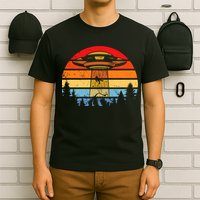 Funny Alien Yeti Bigfoot UFO Plus Size T-Shirt