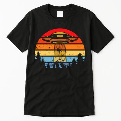 Funny Alien Yeti Bigfoot UFO Plus Size Tall T-Shirt