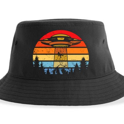Funny Alien Yeti Bigfoot UFO Plus Size Sustainable Bucket Hat