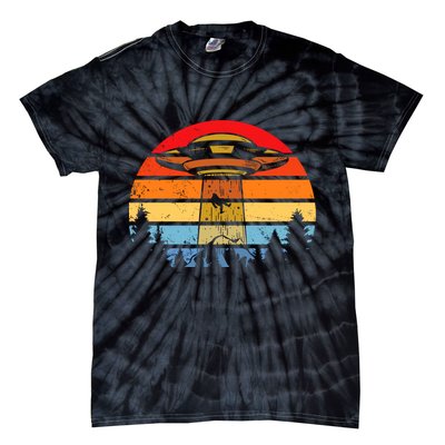 Funny Alien Yeti Bigfoot UFO Plus Size Tie-Dye T-Shirt