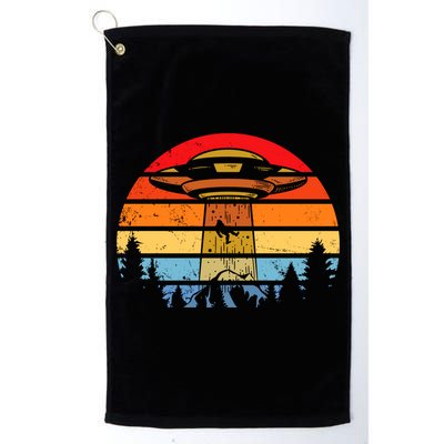 Funny Alien Yeti Bigfoot UFO Plus Size Golf Towel