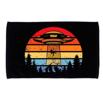Funny Alien Yeti Bigfoot UFO Plus Size Microfiber Hand Towel