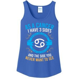 Funny Astrology Zodiac Sign Cancer Gift Ladies Essential Tank