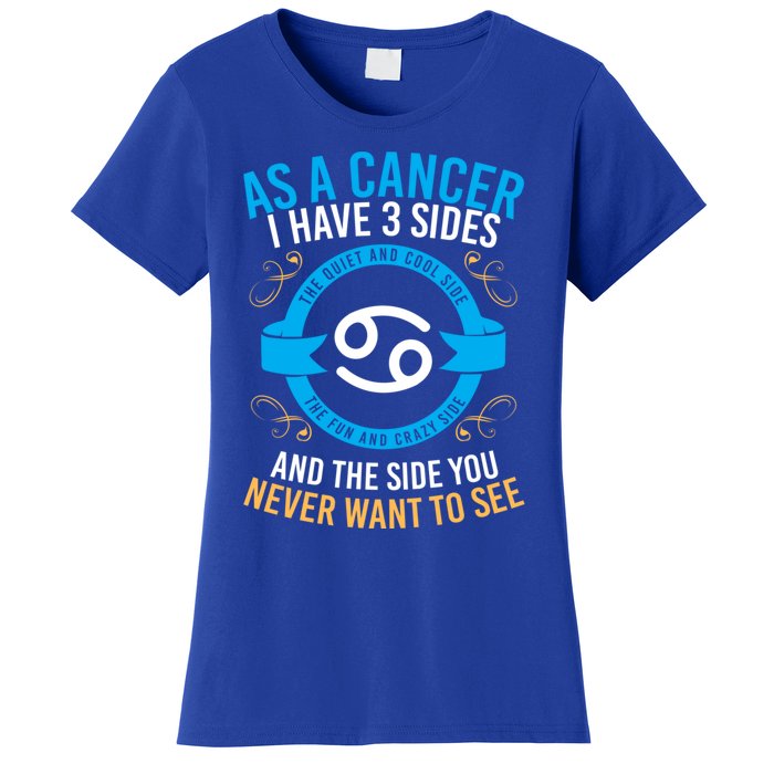 Funny Astrology Zodiac Sign Cancer Gift Women's T-Shirt