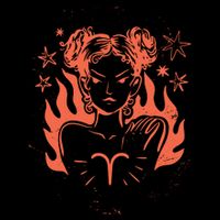 Female Aries Zodiac Backpack