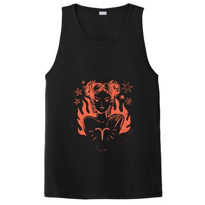 Female Aries Zodiac PosiCharge Competitor Tank