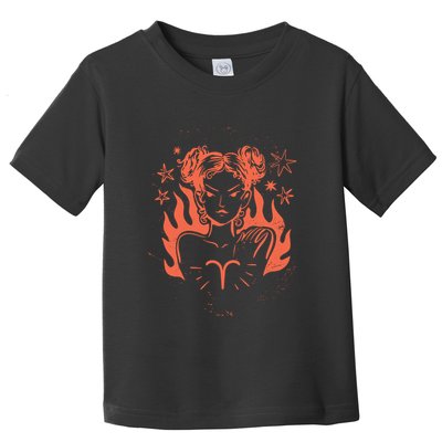 Female Aries Zodiac Toddler T-Shirt