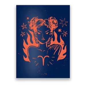 Female Aries Zodiac Poster