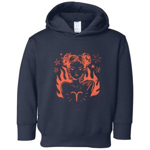 Female Aries Zodiac Toddler Hoodie