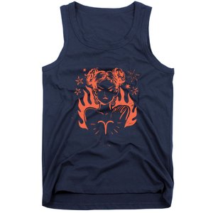 Female Aries Zodiac Tank Top