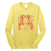 Female Aries Zodiac Long Sleeve Shirt